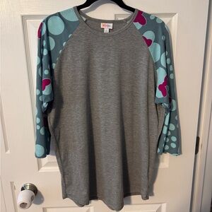 LuLaRoe Disney Randy Baseball Shirt